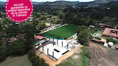 Vereda El Tablazo ya cuenta con Unidad Deportiva